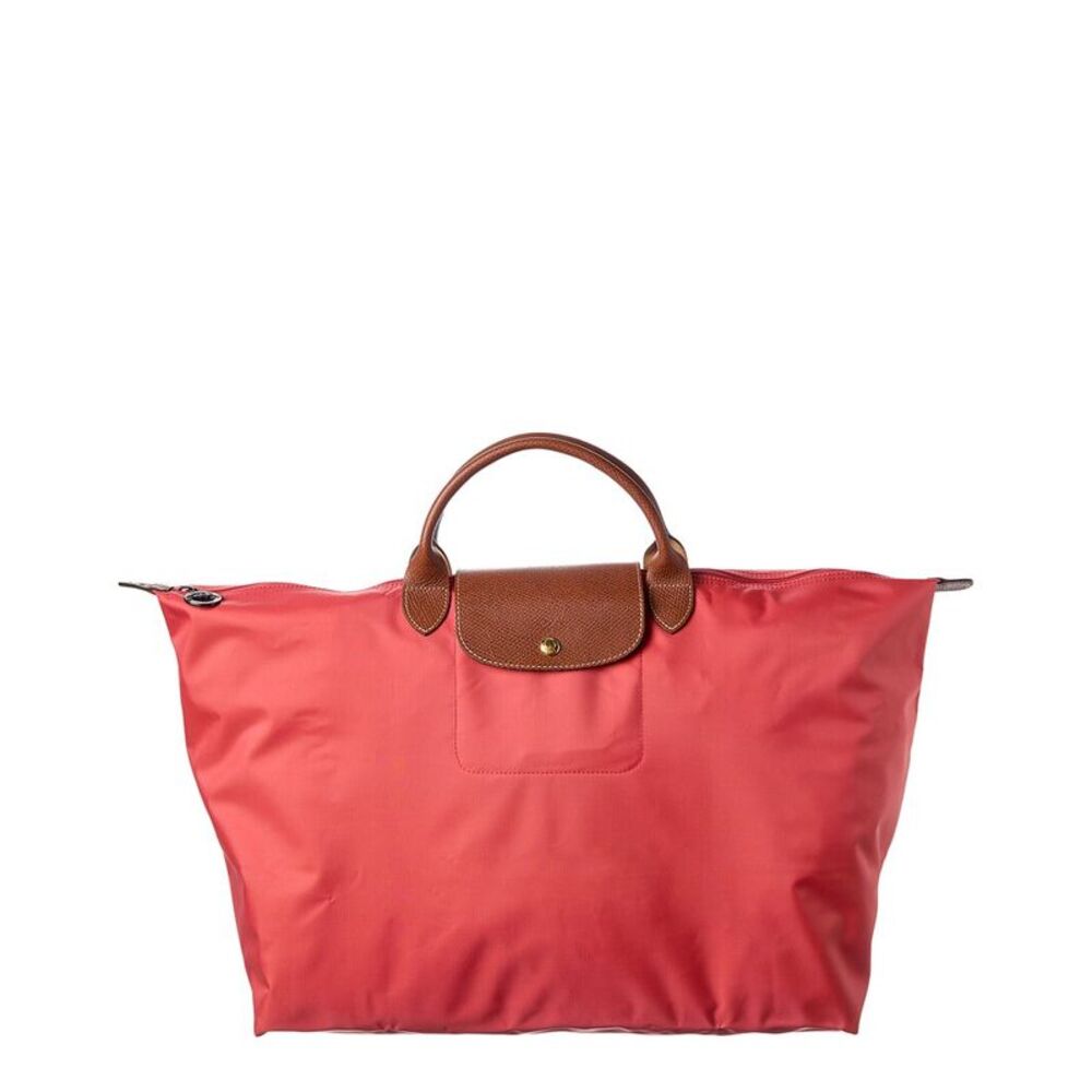 Longchamp Le Pliage Original Large Canvas Travel Bag, Red